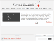 Tablet Screenshot of davidbudbill.com
